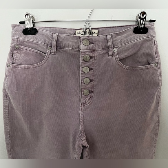 We The Free Lilac Sun Chaser Corduroy Skinny Pants, Size 28 - Picture 2 of 15